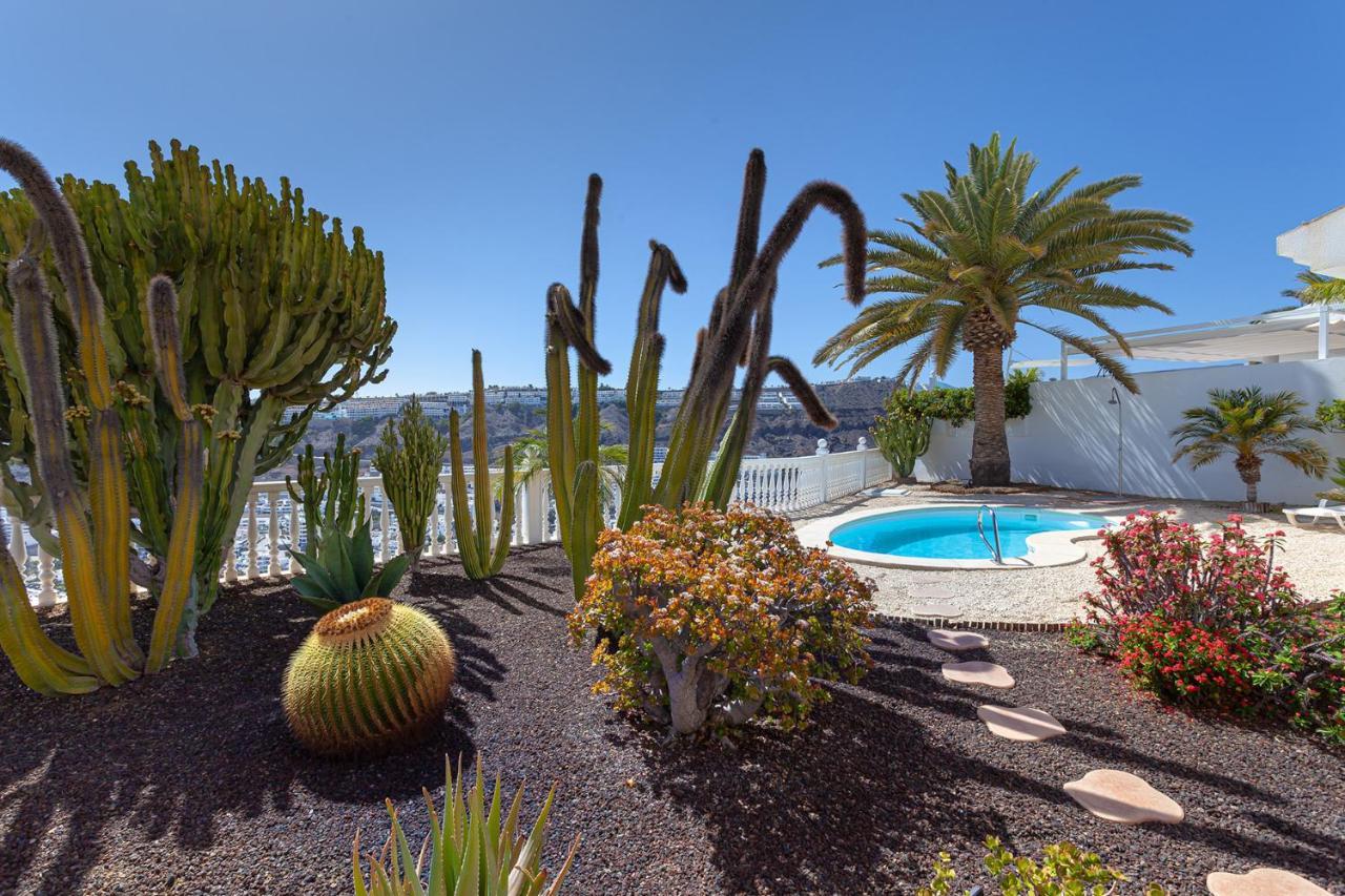 Stunning Villa With Breathtaking Ocean View Mogan Exterior photo