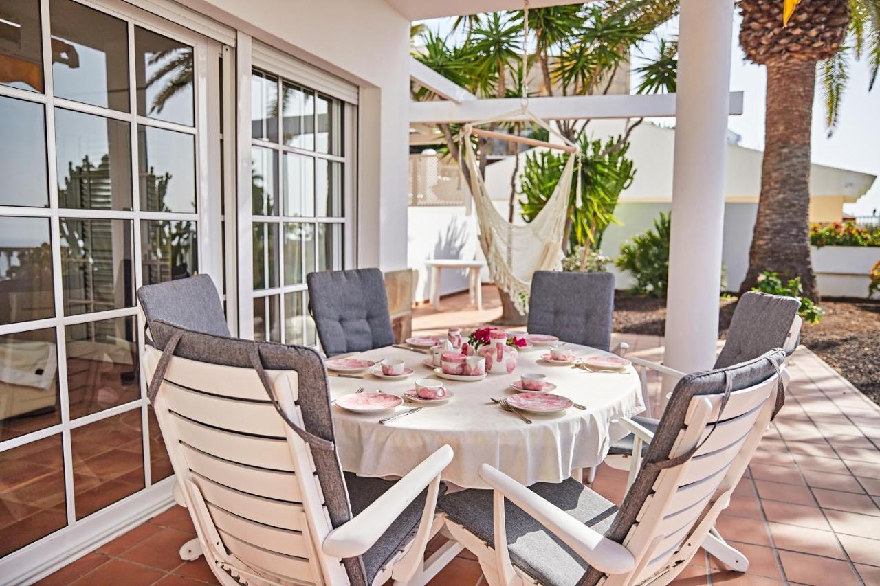 Stunning Villa With Breathtaking Ocean View Mogan Exterior photo