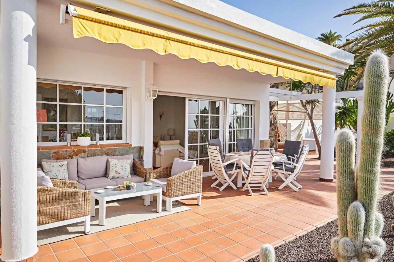 Stunning Villa With Breathtaking Ocean View Mogan Exterior photo